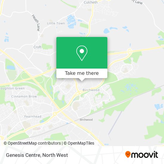Genesis Centre map