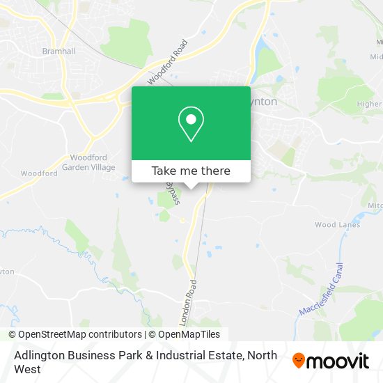 Adlington Business Park & Industrial Estate map