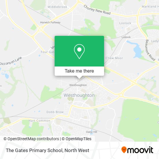 The Gates Primary School map
