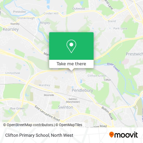 Clifton Primary School map