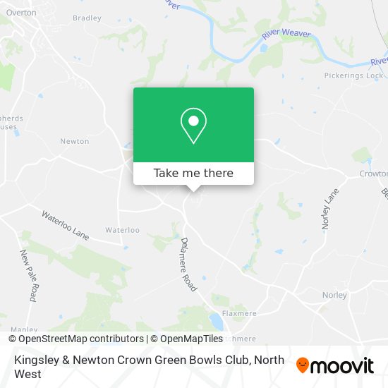 Kingsley & Newton Crown Green Bowls Club map