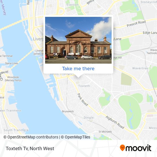 Toxteth Tv map