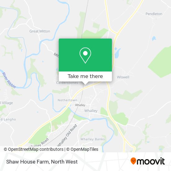 Shaw House Farm map