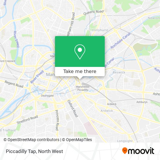 Piccadilly Tap map