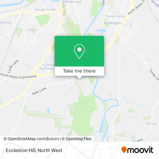Eccleston Hill map