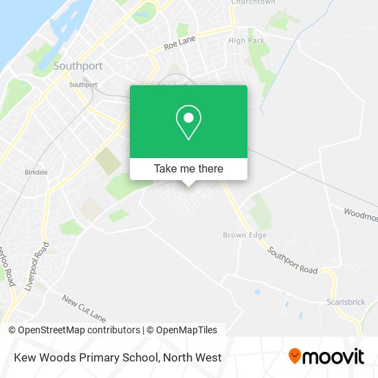 Kew Woods Primary School map