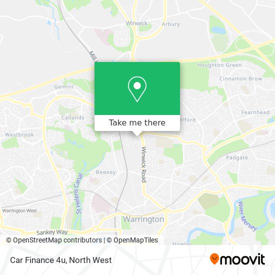 Car Finance 4u map