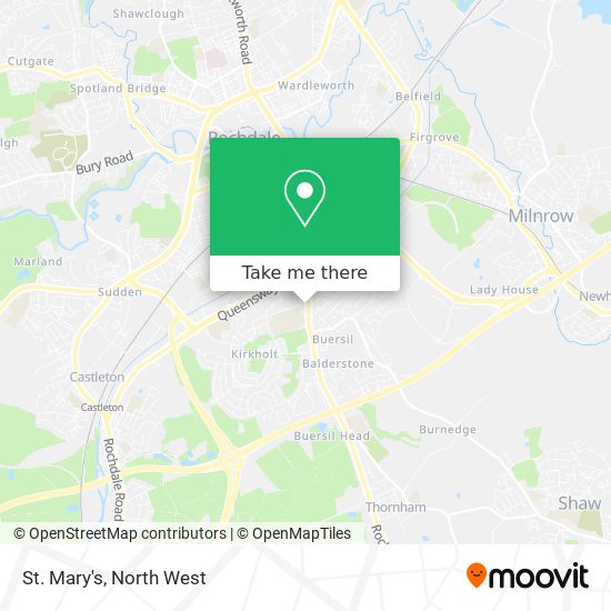 St. Mary's map