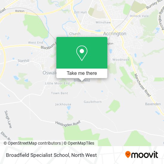 Broadfield Specialist School map
