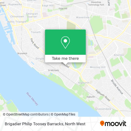 Brigadier Philip Toosey Barracks map