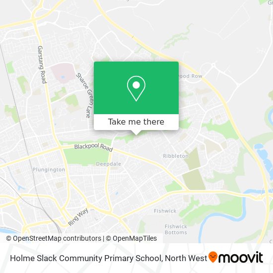 Holme Slack Community Primary School map