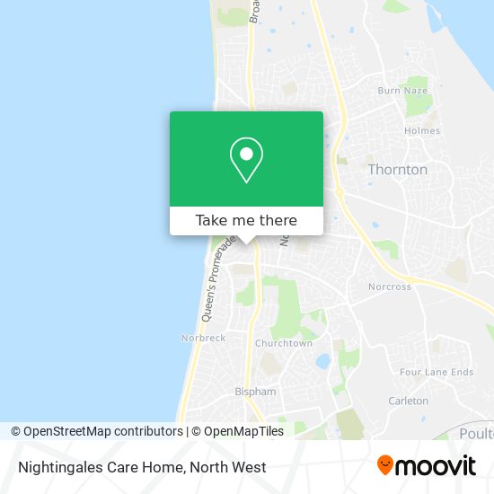 Nightingales Care Home map