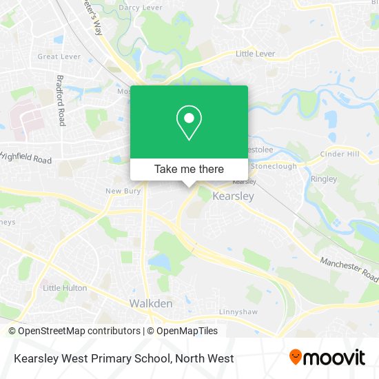 Kearsley West Primary School map