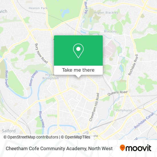 Cheetham Cofe Community Academy map