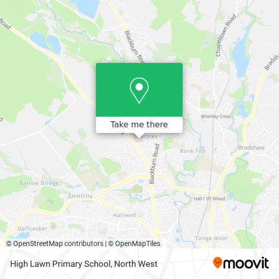 High Lawn Primary School map