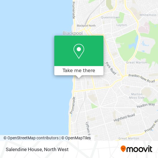 Salendine House map