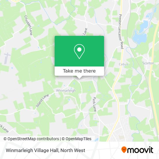 Winmarleigh Village Hall map