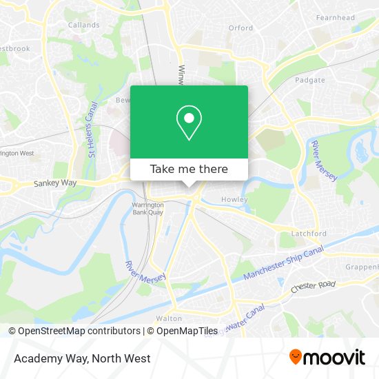 Academy Way map