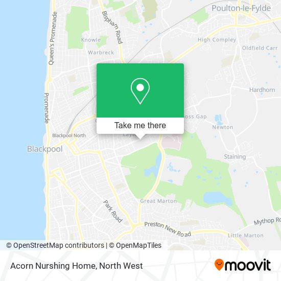 Acorn Nurshing Home map