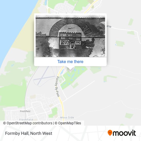 Formby Hall map