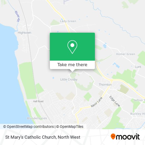 St Mary's Catholic Church map
