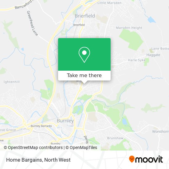 Home Bargains map