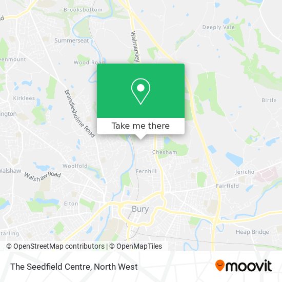 The Seedfield Centre map
