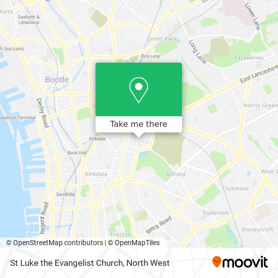 St Luke the Evangelist Church map