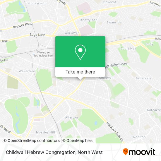 Childwall Hebrew Congregation map