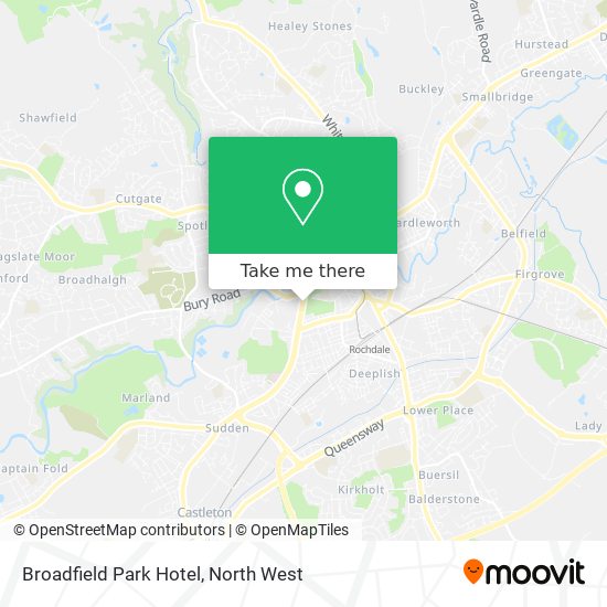Broadfield Park Hotel map