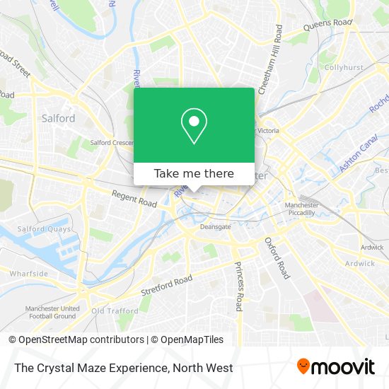 The Crystal Maze Experience map