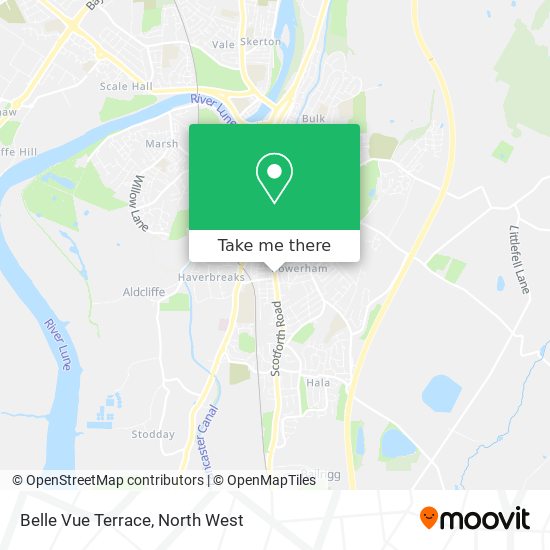 Belle Vue Terrace map