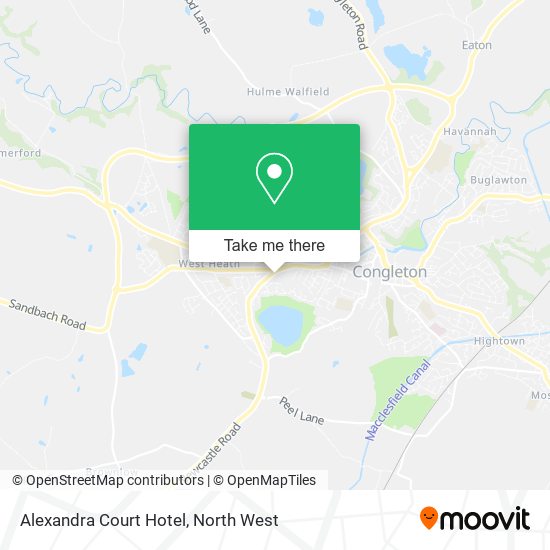 Alexandra Court Hotel map