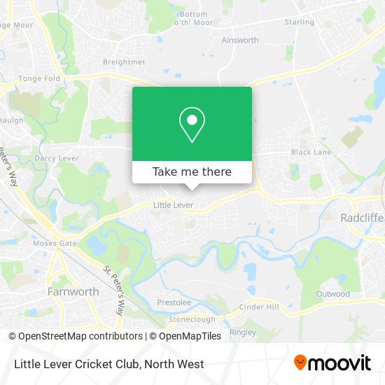 Little Lever Cricket Club map