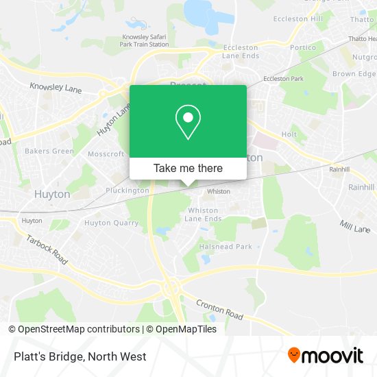 Platt's Bridge map