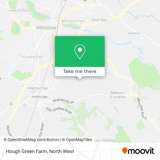 Hough Green Farm map