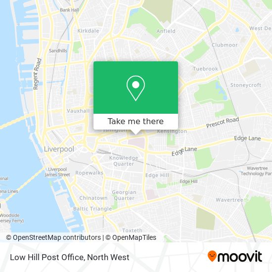 Low Hill Post Office map