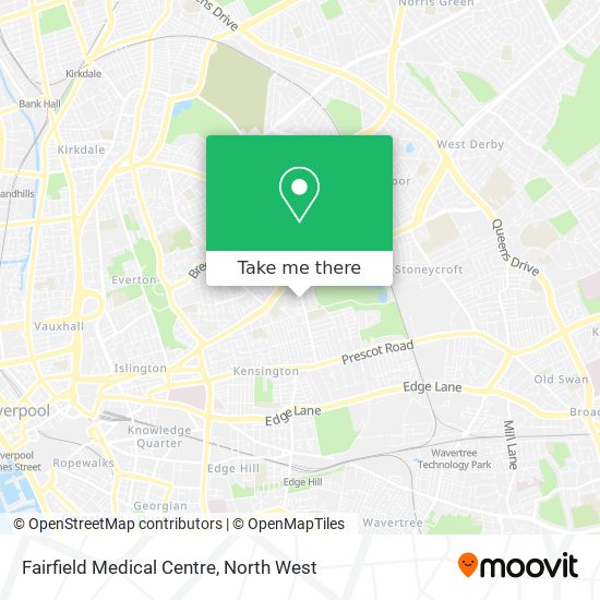 Fairfield Medical Centre map