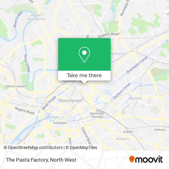 The Pasta Factory map