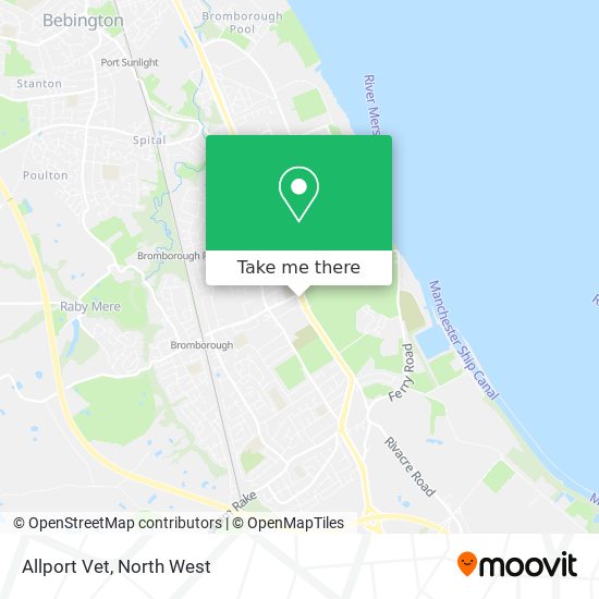 Allport Vet map