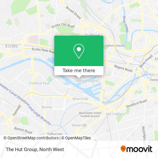 The Hut Group map
