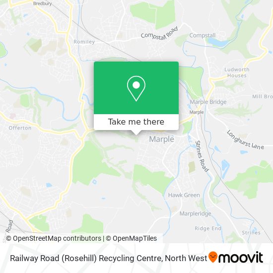 Railway Road (Rosehill) Recycling Centre map