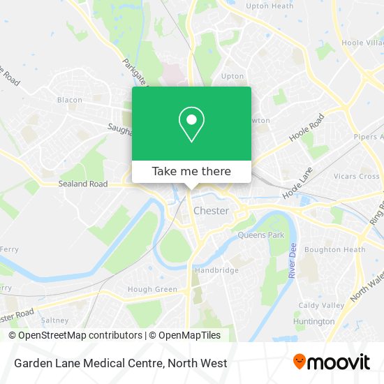 Garden Lane Medical Centre map