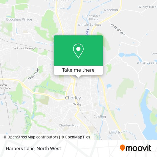 Harpers Lane map