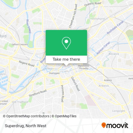 Superdrug map