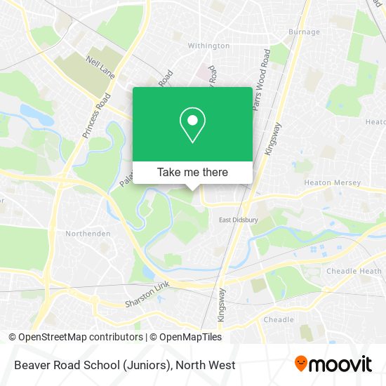 Beaver Road School (Juniors) map