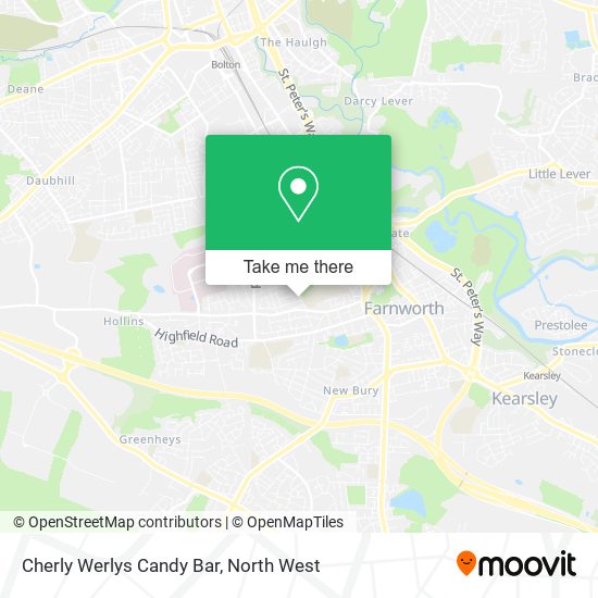 Cherly Werlys Candy Bar map
