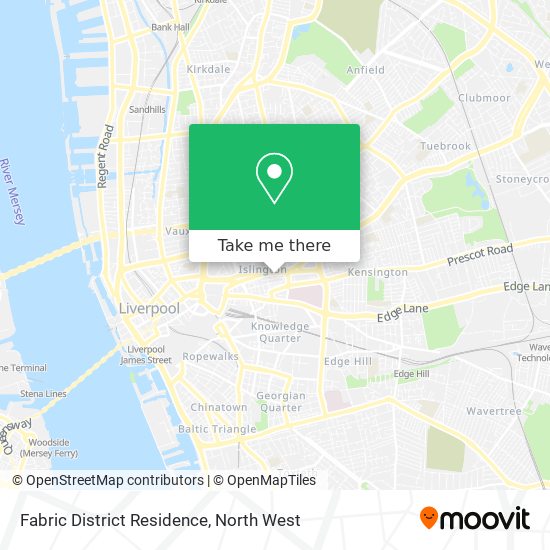 Fabric District Residence map