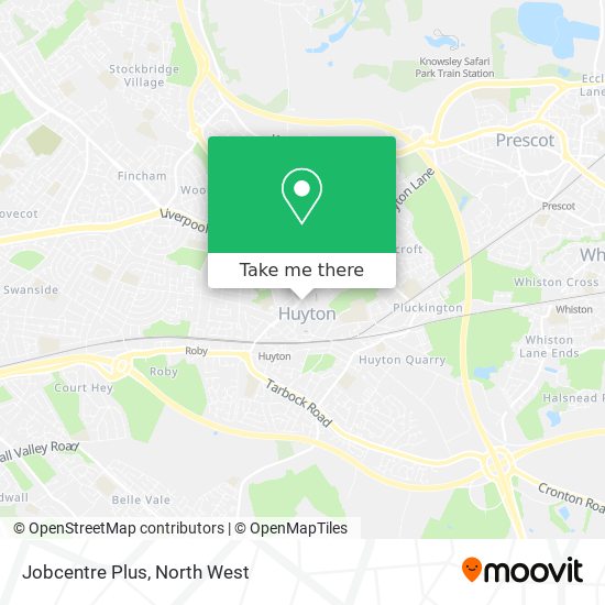 Jobcentre Plus map