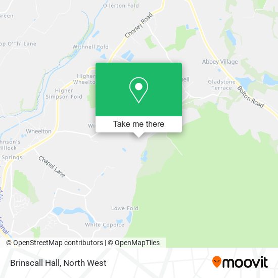 Brinscall Hall map